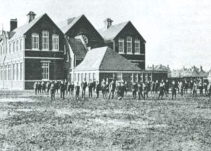 Bournemouth School's original building on Portchester Road